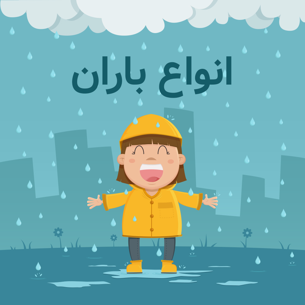wordy - آموزش زبان انگلیسی با بازی - انواع مختلف هوای بارانی
