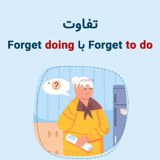 wordy - آموزش زبان انگلیسی با بازی - تفاوت Forget to do و Forget doing